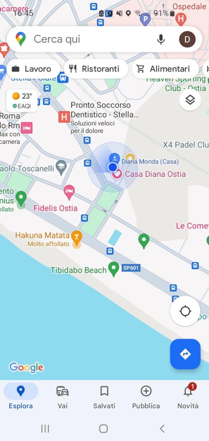 Appartamento Casa Diana Ostia Esterno foto